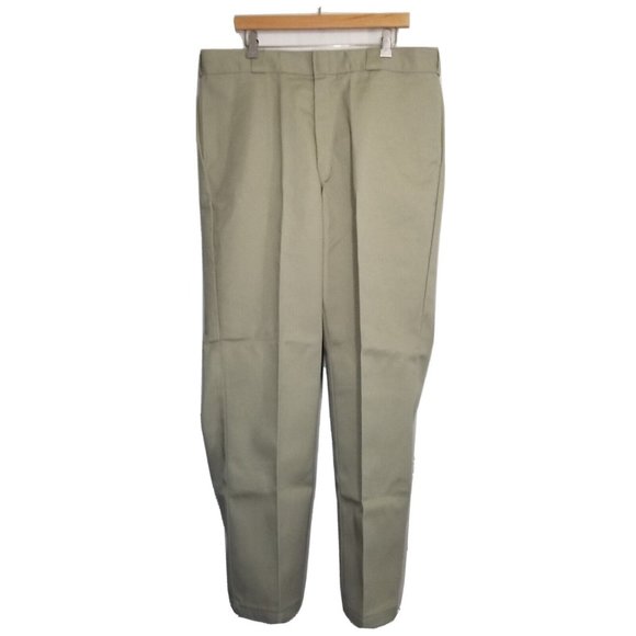 NWOT Dickies 874 Original Fit work pants khaki 38 X 32 uniform wide-tunnel loops - Picture 1 of 10